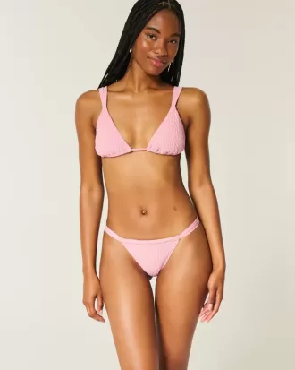 Top de bikini cu picior înalt cu smock