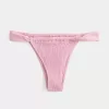 Top de bikini cu picior înalt cu smock Top de bikini cu picior înalt cu smock