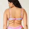 Top de bikini cu sârmă cu cusături brodate Top de bikini cu sârmă cu cusături brodate