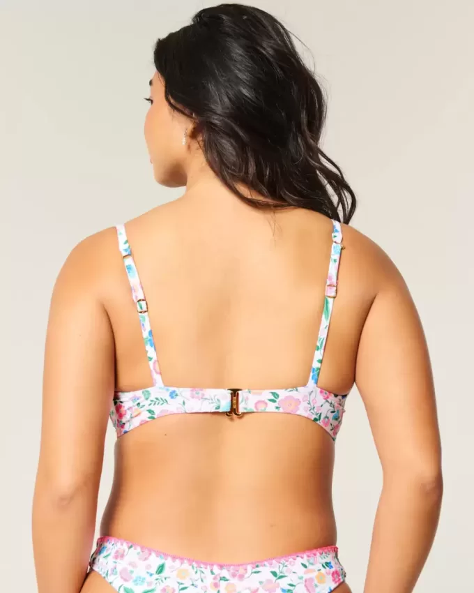 Top de bikini cu sârmă, curbat, cu adâncime Top de bikini cu sârmă, curbat, cu adâncime
