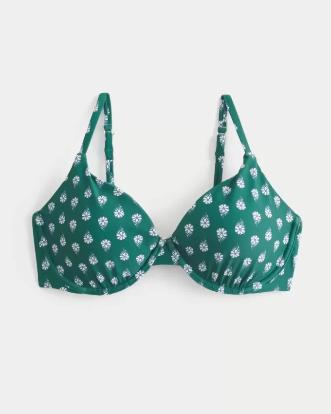 Top de bikini cu sârmă, curbat, cu adâncime Top de bikini cu sârmă, curbat, cu adâncime