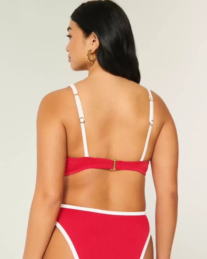 Top de bikini cu sârmă, curbat, înalt Apex Top de bikini cu sârmă, curbat, înalt Apex