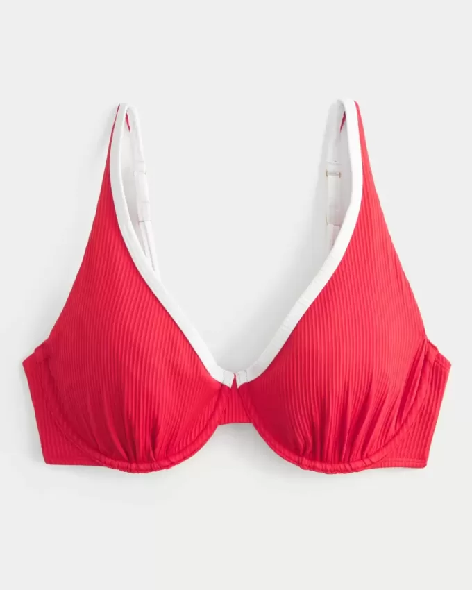 Top de bikini cu sârmă, curbat, înalt Apex Top de bikini cu sârmă, curbat, înalt Apex