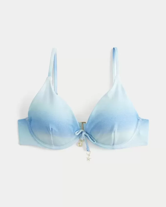 Top de bikini cu sârmă strălucitor Top de bikini cu sârmă strălucitor