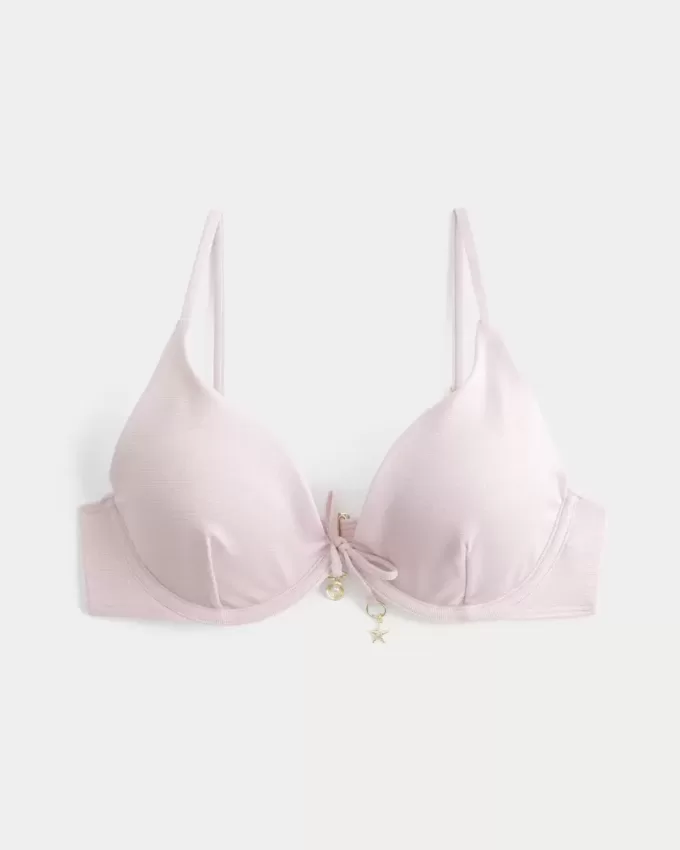 Top de bikini cu sârmă strălucitor Top de bikini cu sârmă strălucitor