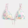 Top de bikini triunghi cu bretele duble Top de bikini triunghi cu bretele duble
