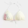 Top de bikini triunghi cu halter grafic Spring Break Top de bikini triunghi cu halter grafic Spring Break