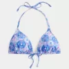 Top de bikini triunghi cu Halter Vacanță de primăvară Top de bikini triunghi cu Halter Vacanță de primăvară