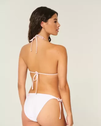 Top de bikini triunghi cu Halter Vacanță de primăvară