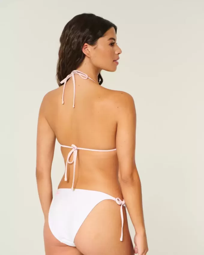 Top de bikini triunghi cu Halter Vacanță de primăvară Top de bikini triunghi cu Halter Vacanță de primăvară