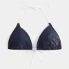 Top de bikini triunghi cu Halter Vacanță de primăvară Top de bikini triunghi cu Halter Vacanță de primăvară