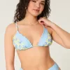 Top de bikini triunghi cu volane Top de bikini triunghi cu volane