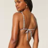 Top de bikini triunghi ornamentat Top de bikini triunghi ornamentat