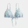 Top de bikini triunghi ornamentat Top de bikini triunghi ornamentat