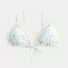 Top de bikini triunghi ornamentat Top de bikini triunghi ornamentat