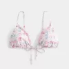 Top de bikini triunghi ornamentat Top de bikini triunghi ornamentat