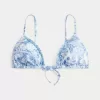 Top de bikini triunghi ornamentat Top de bikini triunghi ornamentat