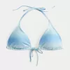 Top de bikini triunghi Shimmer