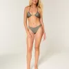 Top de bikini triunghi Shimmer