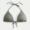 Top de bikini triunghi Shimmer