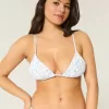 Top de bikini triunghi smocked Top de bikini triunghi smocked