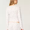 Top de pijama confortabil cu model Berry Top de pijama confortabil cu model Berry
