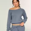 Top fără umeri cu vafe Gilly Hicks Top fără umeri cu vafe Gilly Hicks