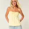 Top pentru babydoll fără bretele Top pentru babydoll fără bretele