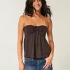 Top pentru babydoll fără bretele Top pentru babydoll fără bretele