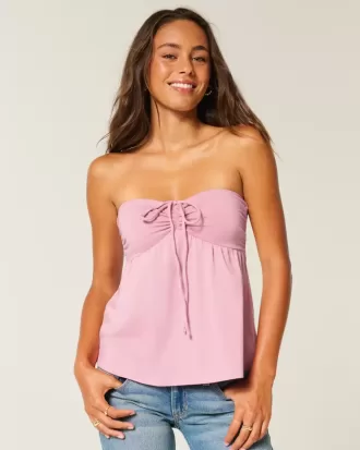 Top pentru babydoll fără bretele