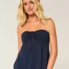 Top pentru babydoll fără bretele Top pentru babydoll fără bretele