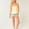 Top pentru babydoll fără bretele Top pentru babydoll fără bretele