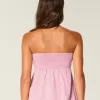 Top pentru babydoll fără bretele Top pentru babydoll fără bretele
