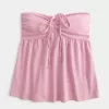 Top pentru babydoll fără bretele Top pentru babydoll fără bretele
