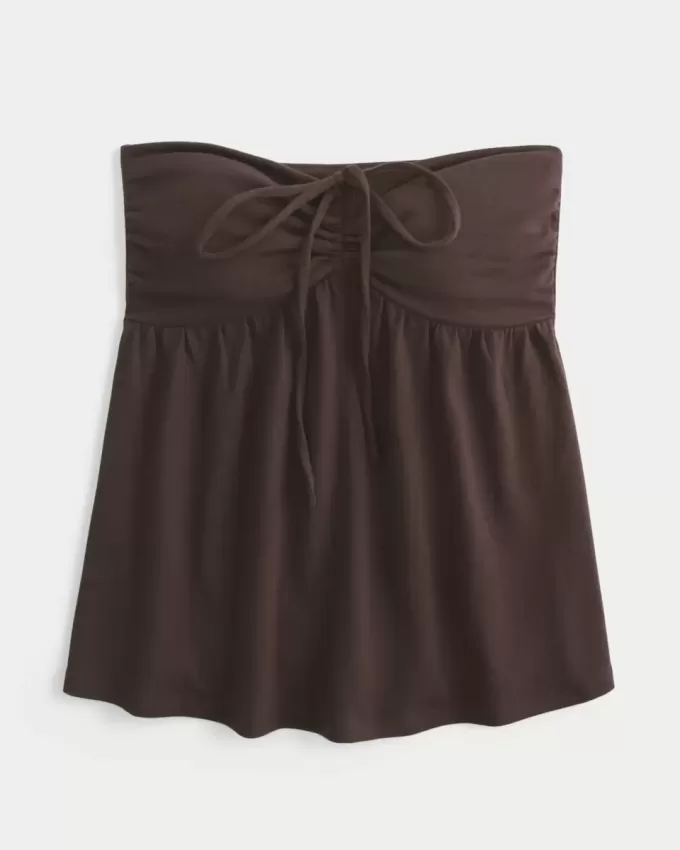 Top pentru babydoll fără bretele Top pentru babydoll fără bretele