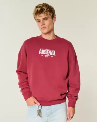 Tricou boxy Arsenal FC Graphic Crew