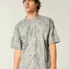 Tricou Boxy Crop Heavyweight Camo Crew Tricou Boxy Crop Heavyweight Camo Crew