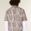 Tricou Boxy Crop Heavyweight Camo Crew Tricou Boxy Crop Heavyweight Camo Crew