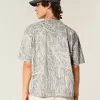 Tricou Boxy Crop Heavyweight Camo Crew Tricou Boxy Crop Heavyweight Camo Crew