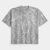 Tricou Boxy Crop Heavyweight Camo Crew Tricou Boxy Crop Heavyweight Camo Crew