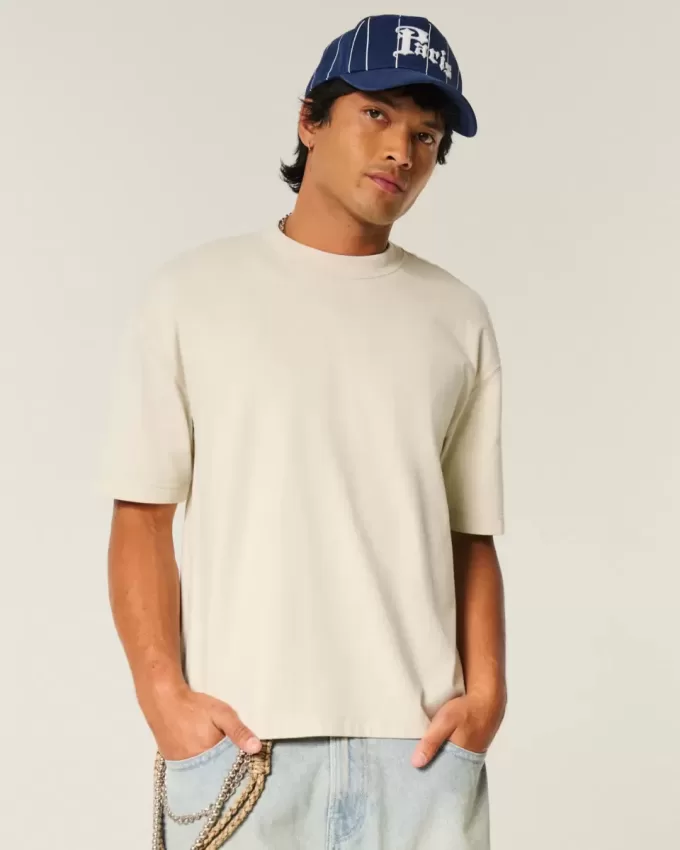 Tricou Boxy Crop Heavyweight Crew Tricou Boxy Crop Heavyweight Crew
