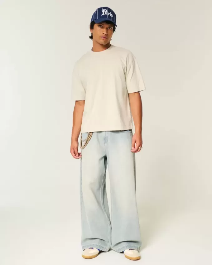 Tricou Boxy Crop Heavyweight Crew Tricou Boxy Crop Heavyweight Crew