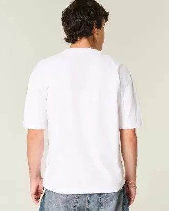 Tricou Boxy Crop Heavyweight Crew