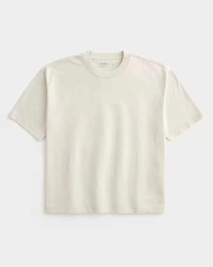 Tricou Boxy Crop Heavyweight Crew Tricou Boxy Crop Heavyweight Crew