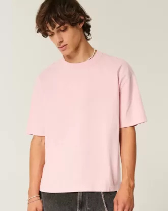 Tricou Boxy Crop Heavyweight Washed Crew