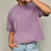Tricou Boxy Crop Heavyweight Washed Crew Tricou Boxy Crop Heavyweight Washed Crew