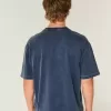 Tricou Boxy Crop Heavyweight Washed Crew