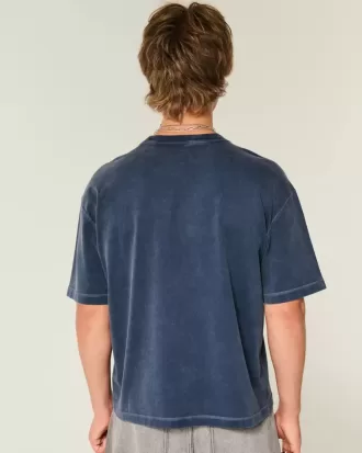 Tricou Boxy Crop Heavyweight Washed Crew