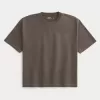 Tricou Boxy Crop Heavyweight Washed Crew Tricou Boxy Crop Heavyweight Washed Crew