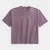 Tricou Boxy Crop Heavyweight Washed Crew Tricou Boxy Crop Heavyweight Washed Crew